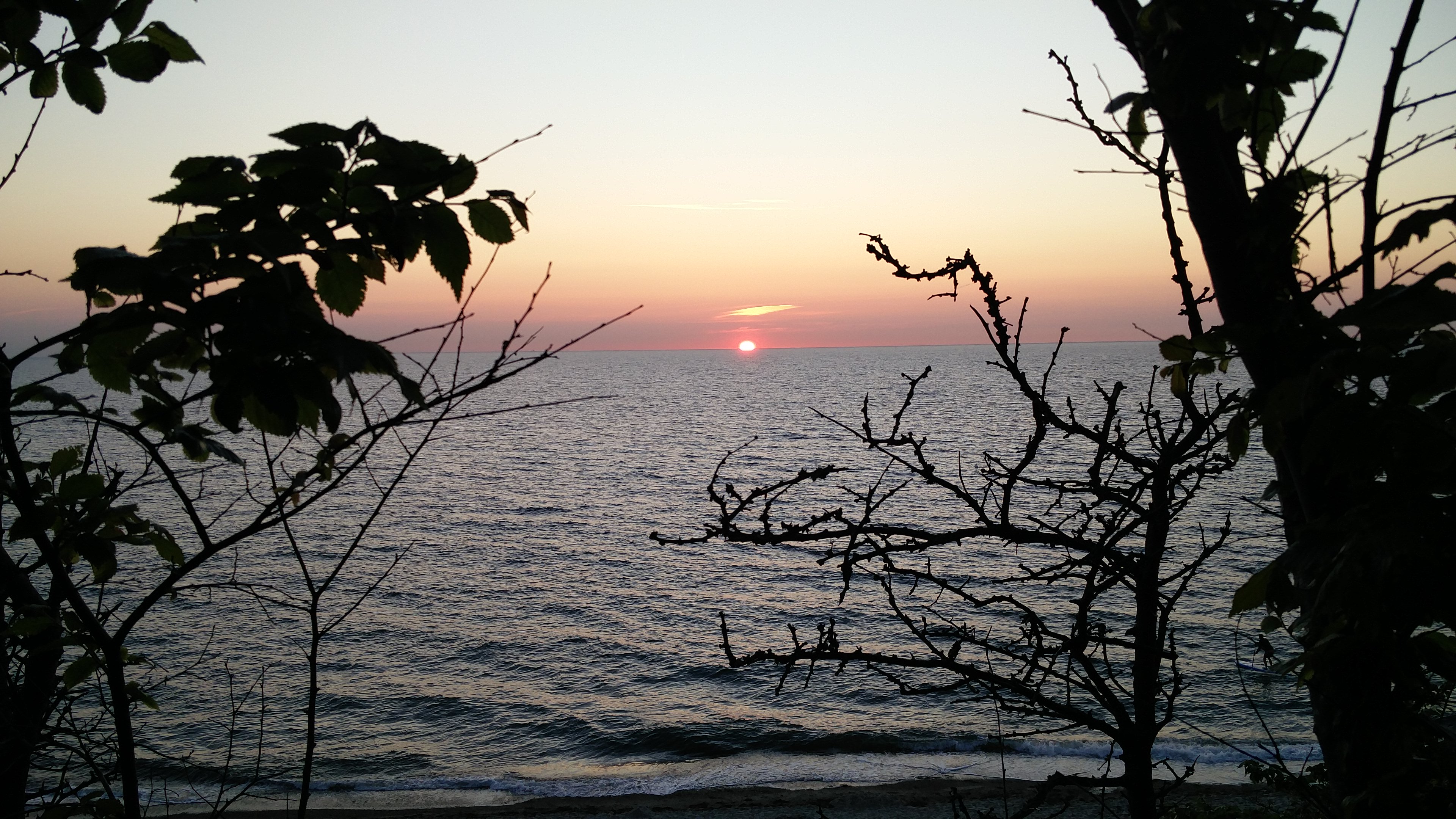 Sonnenuntergang über der Ostsee bei Rerik